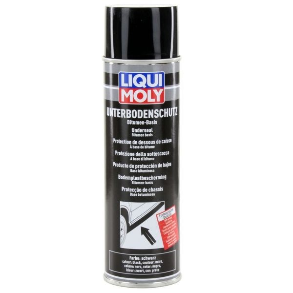 Liqui Moly Spray Antifon Protectie Sasiu Pe Baza De Bitum Negru 500ML 6111